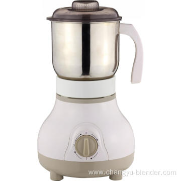 Commercial electric coffee bean grinder in the kitchen